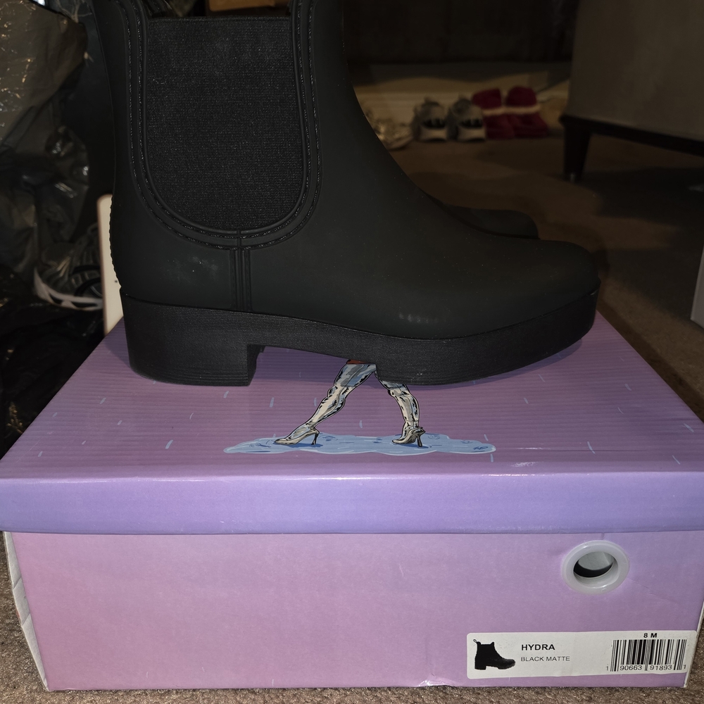 Jeffrey Campbell Black Matte Winter Boots